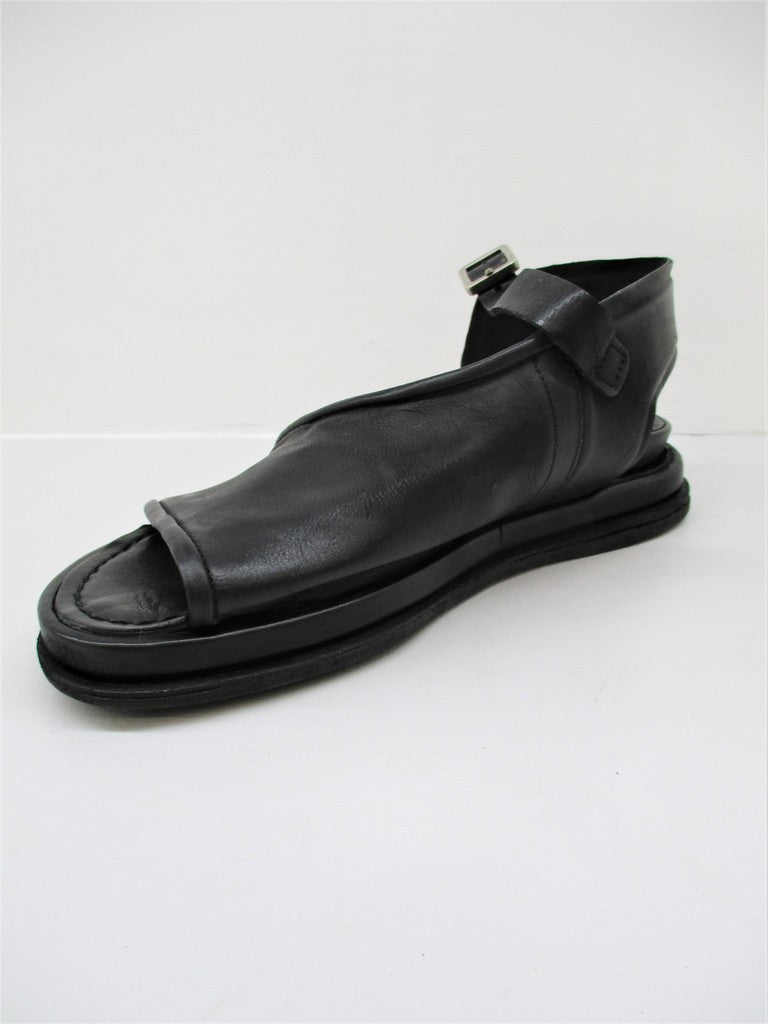 Sandalo pelle donna AS98 699028 nero