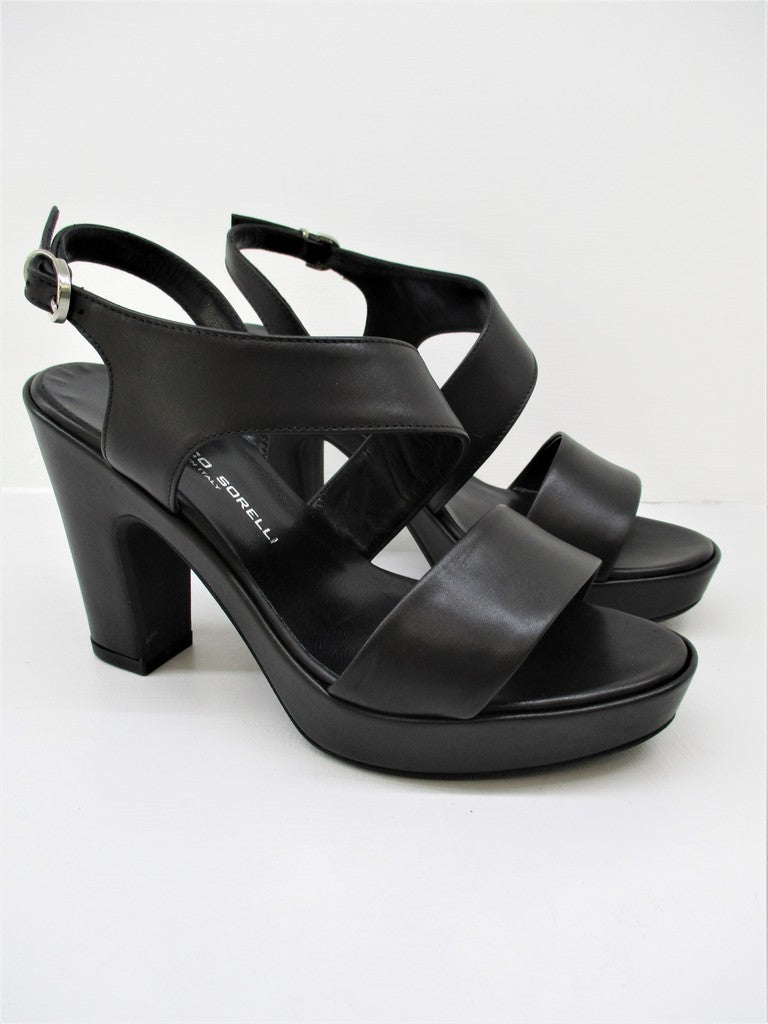 Sandalo pelle donna GIANMARCO SORELLI 2661 Mara nero
