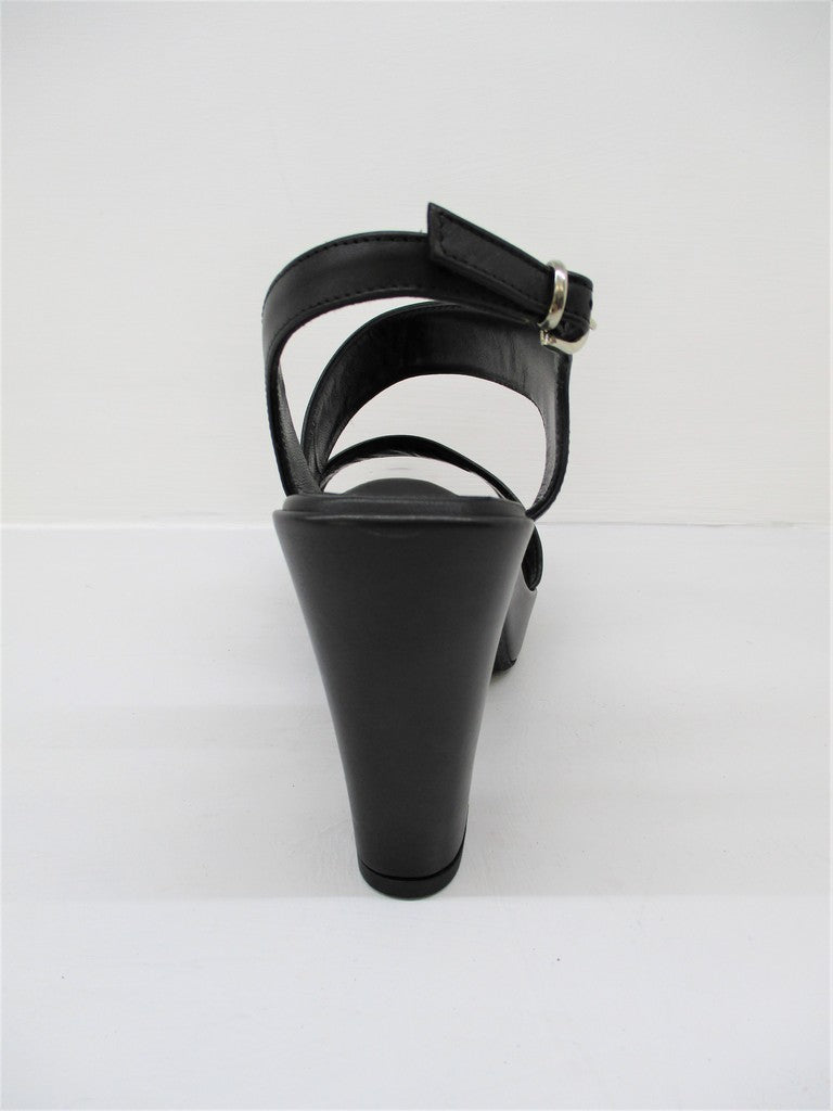 Sandalo pelle donna GIANMARCO SORELLI 2661 Mara nero