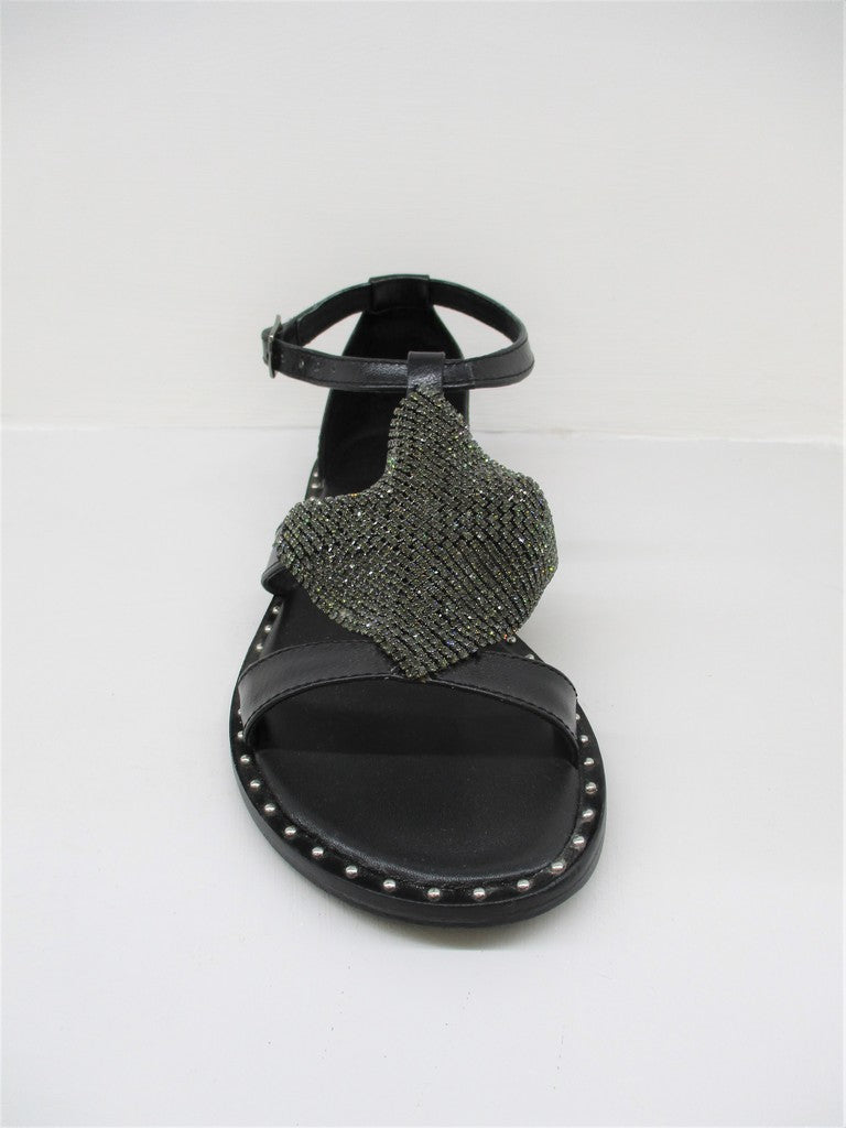 Sandalo pelle donna CAFèNOIR GB277 nero