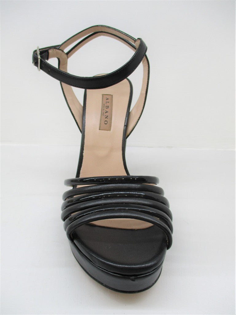 Sandalo pelle donna ALBANO 4011 nero