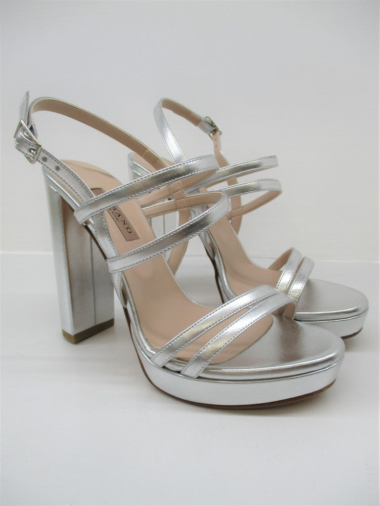 Sandalo pelle donna ALBANO 4002 argento