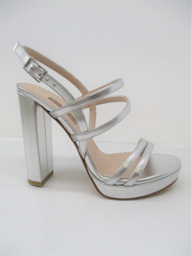 Sandalo pelle donna ALBANO 4002 argento