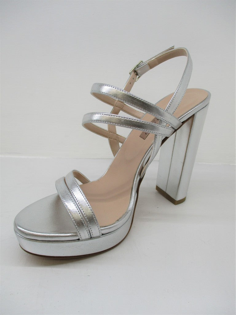 Sandalo pelle donna ALBANO 4002 argento