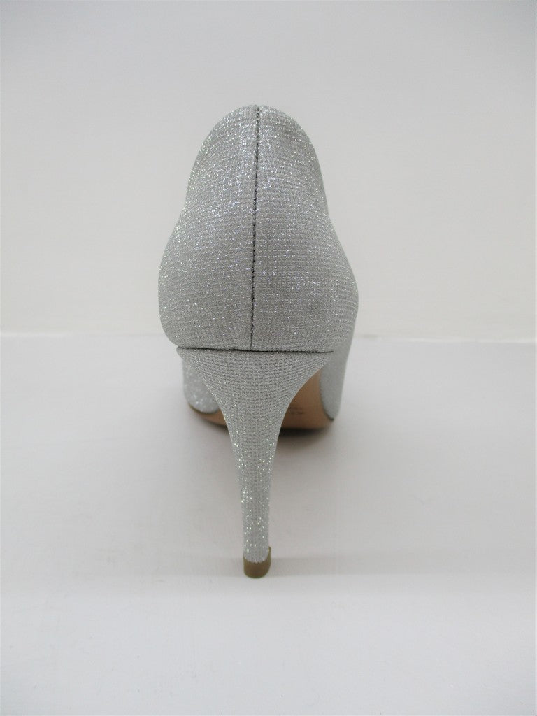 Décolleté pelle donna ALBANO 4021 Argento