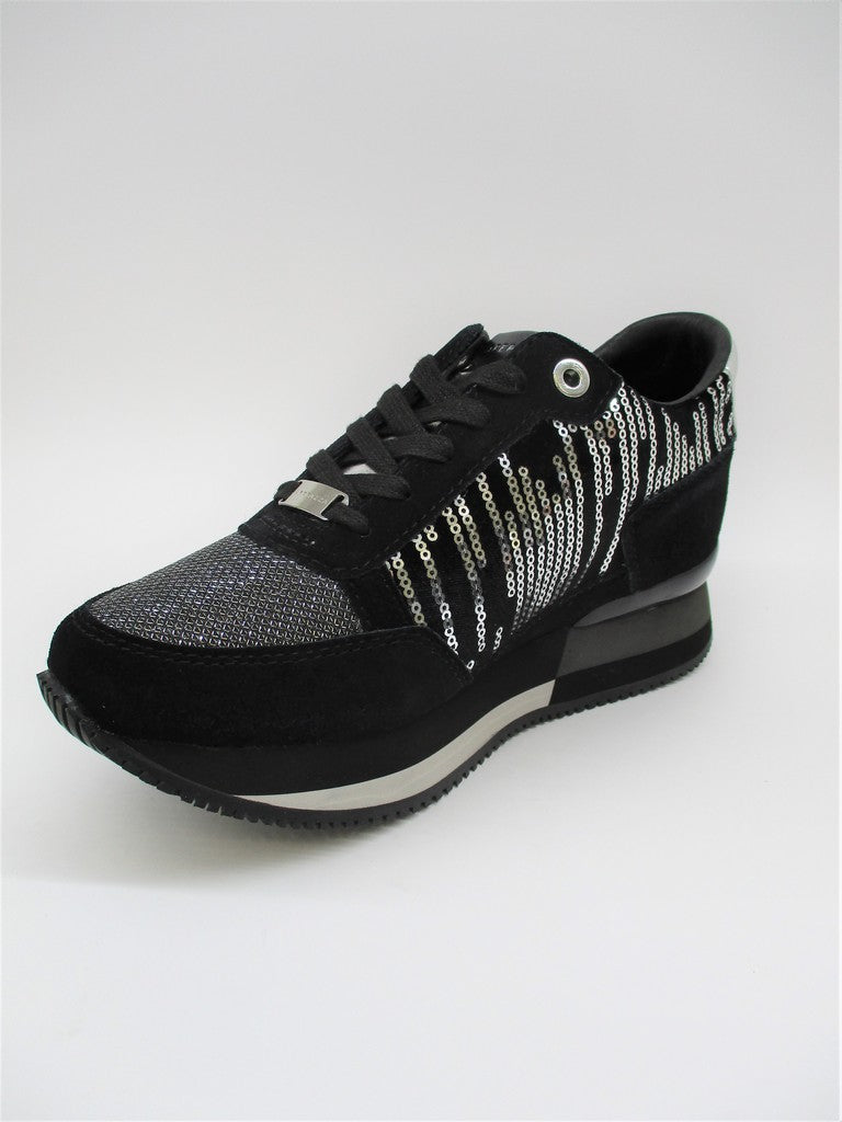 Sneaker in camoscio donna APEPAZZA REBECCA nero