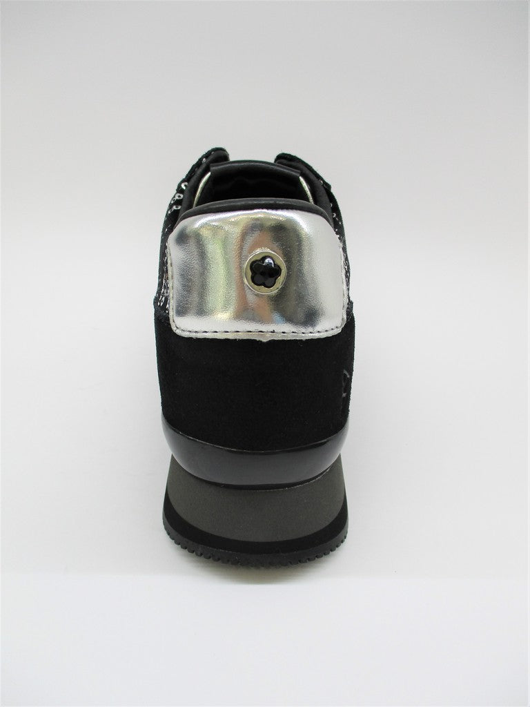 Sneaker in camoscio donna APEPAZZA REBECCA nero