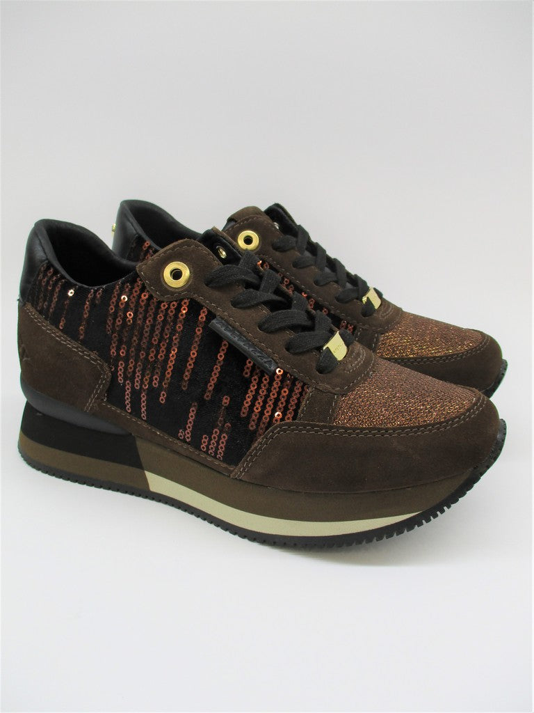 Sneaker in camoscio donna APEPAZZA REBECCA marrone