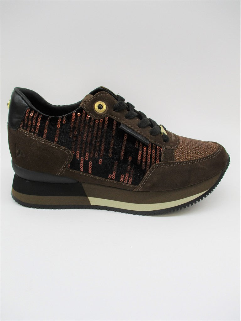 Sneaker in camoscio donna APEPAZZA REBECCA marrone