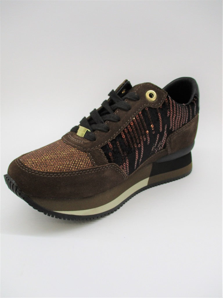 Sneaker in camoscio donna APEPAZZA REBECCA marrone