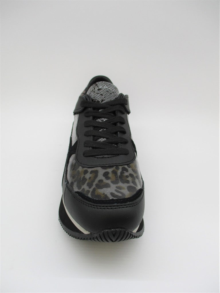 Sneaker in pelle donna APEPAZZA RAVEN nero