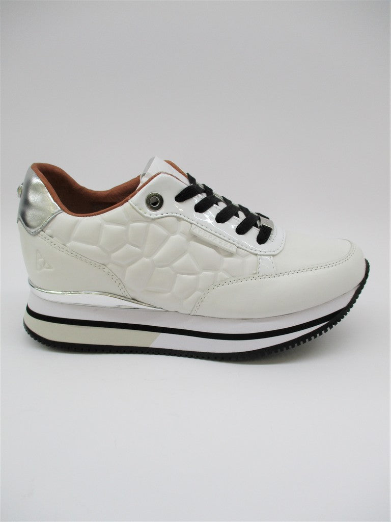 Sneaker in pelle donna APEPAZZA ROSEMERY bianco