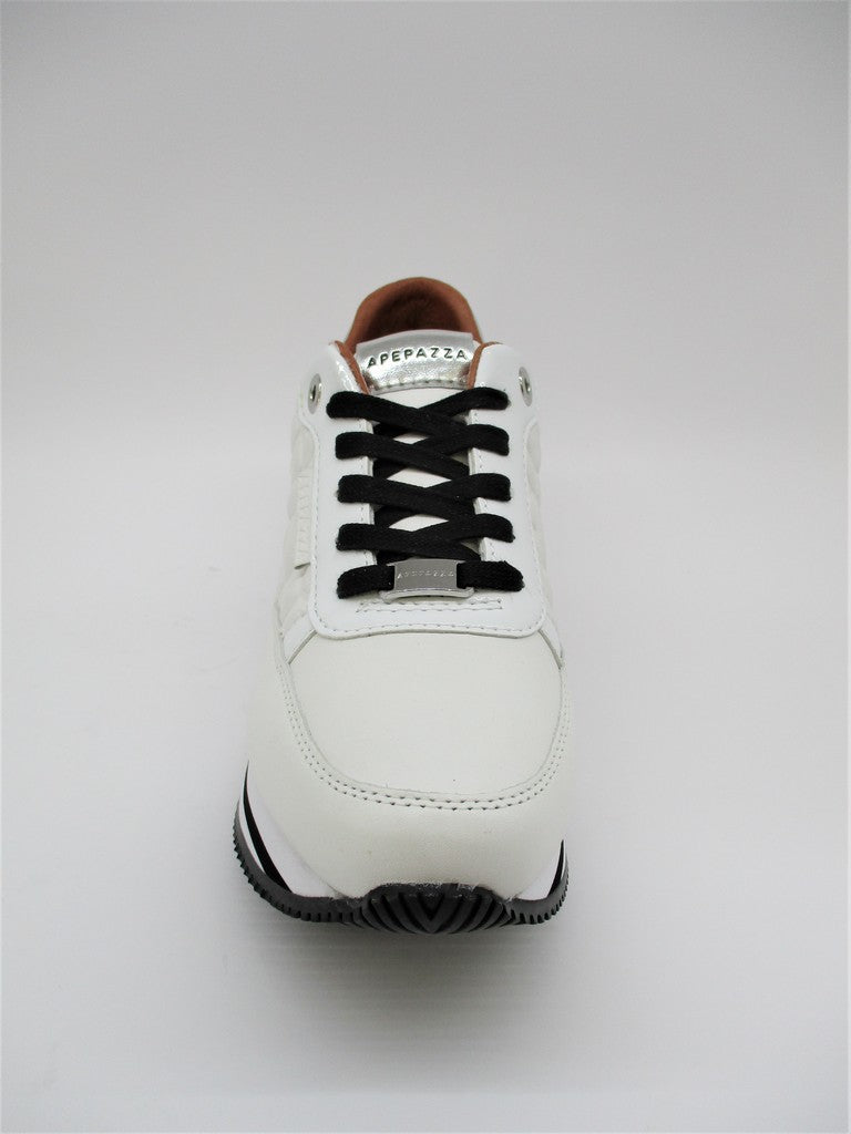Sneaker in pelle donna APEPAZZA ROSEMERY bianco