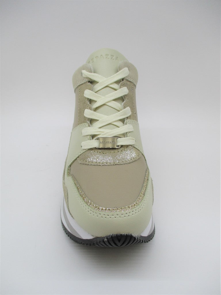 Sneaker pelle donna APEPAZZA HILARY panna