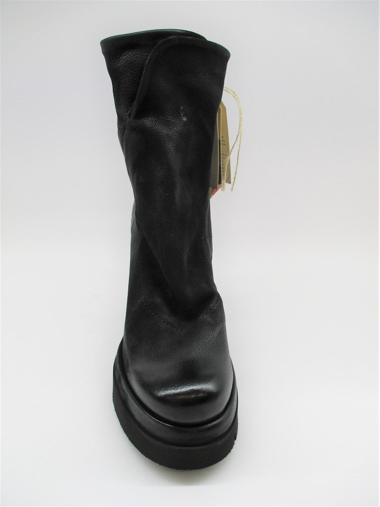 Stivale pelle donna AS98 A28208 nero