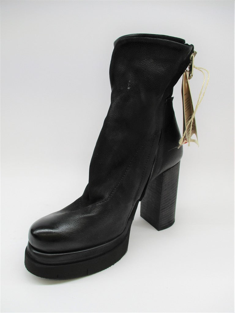 Stivale pelle donna AS98 A28208 nero