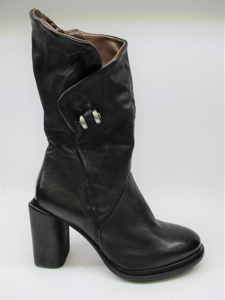 Stivale pelle donna AS98 A21208 nero