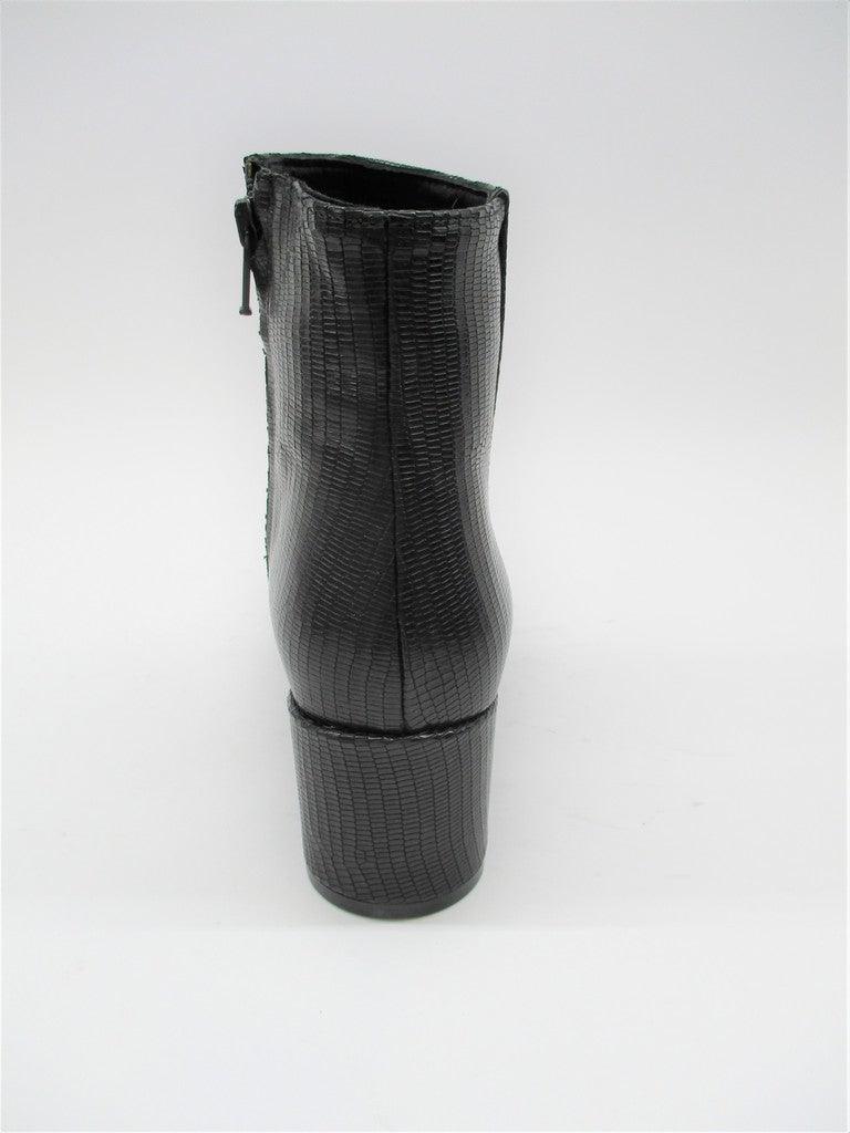 Tronchetto pelle donna ALBANO 0014 nero