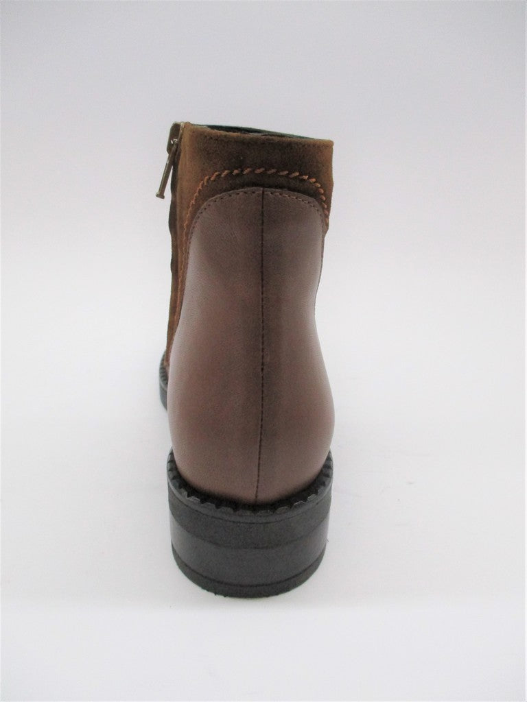 Tronchetto pelle donna ALBANO 0107 cuoio