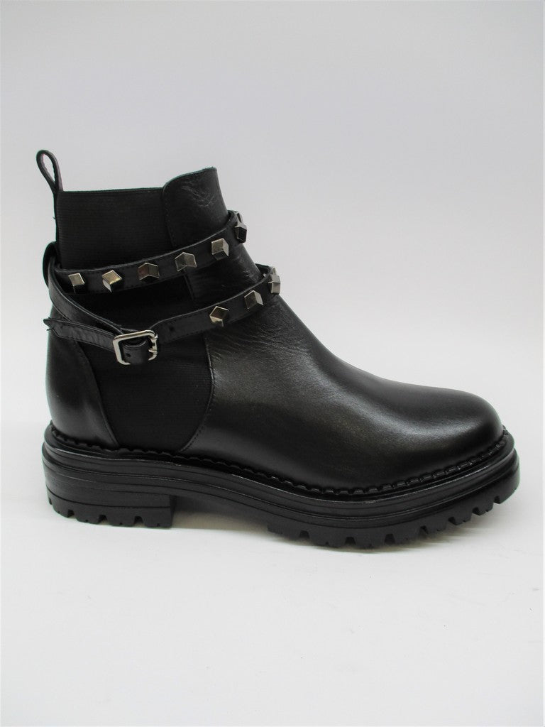 Tronchetto pelle donna ALBANO 0021 nero