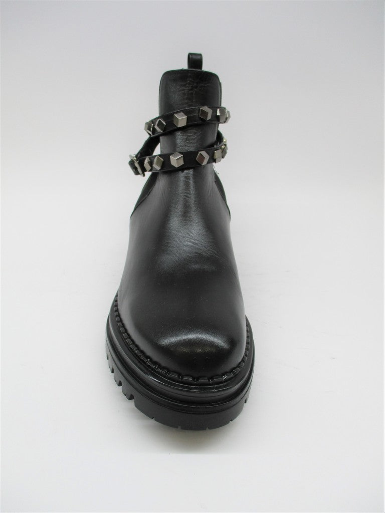 Tronchetto pelle donna ALBANO 0021 nero