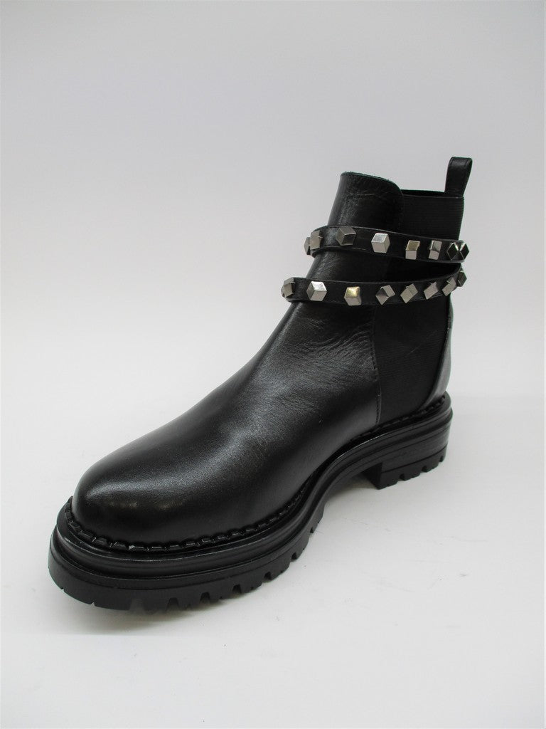 Tronchetto pelle donna ALBANO 0021 nero