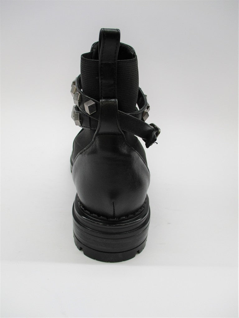 Tronchetto pelle donna ALBANO 0021 nero