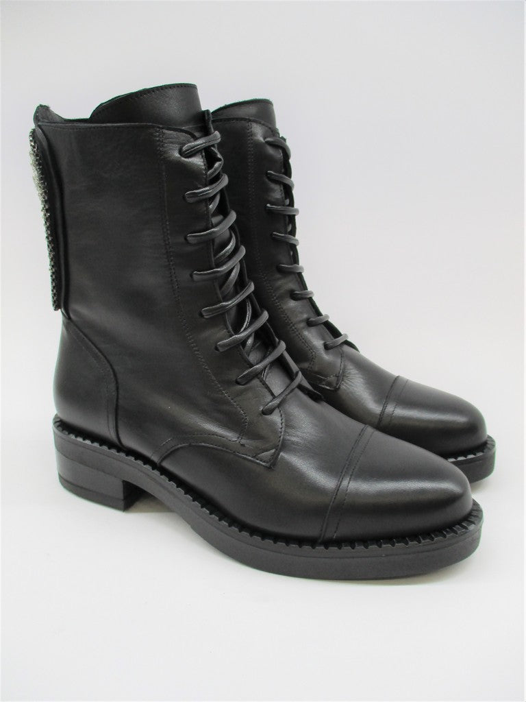 Anfibio pelle donna Albano 0018 nero