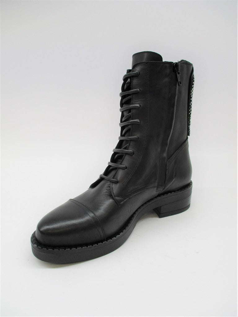 Anfibio pelle donna Albano 0018 nero