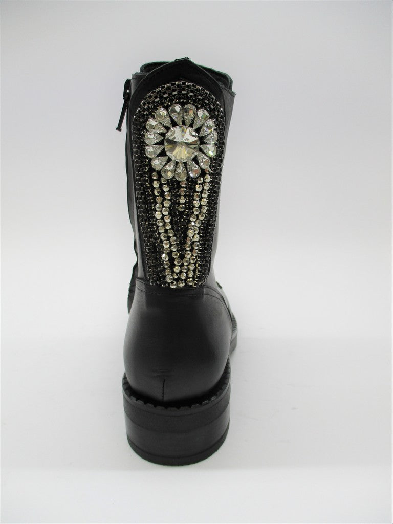 Anfibio pelle donna Albano 0018 nero