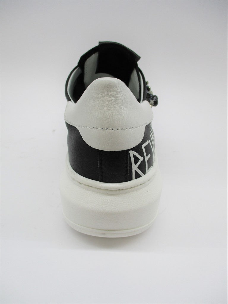 Sneaker pelle donna GIO+ G411B nera