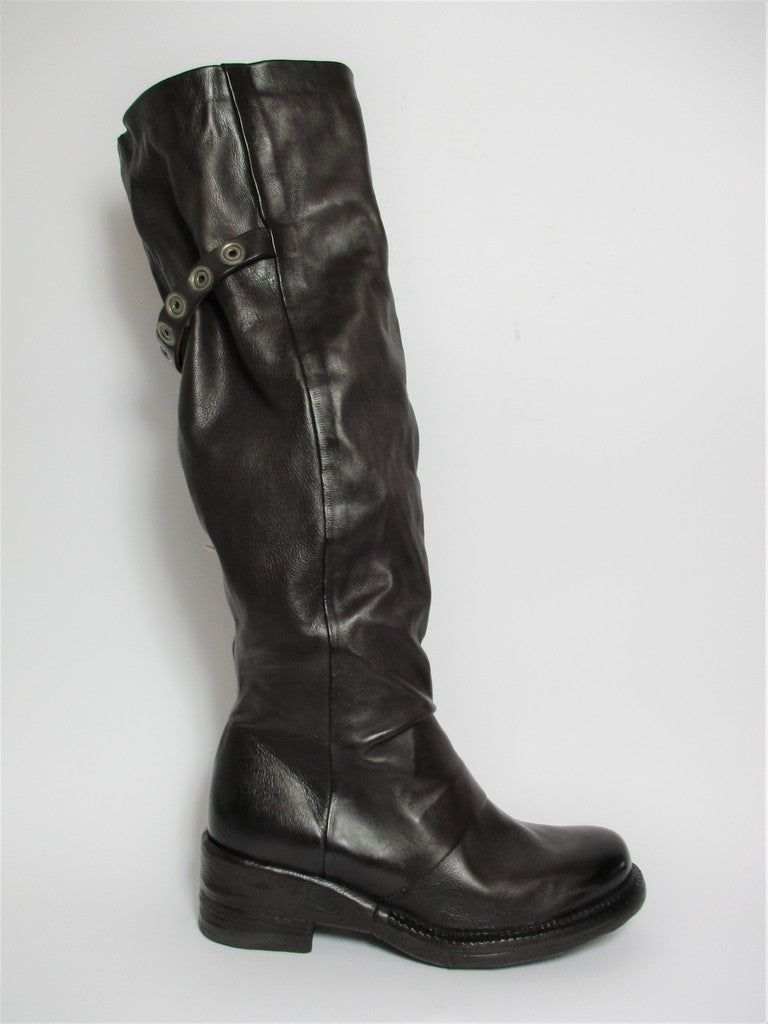 Stivale pelle donna AS98 A23309 liz