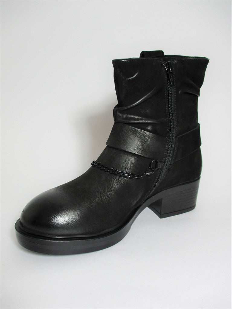 Tronchetto pelle donna APEPAZZA BENTLEY nero