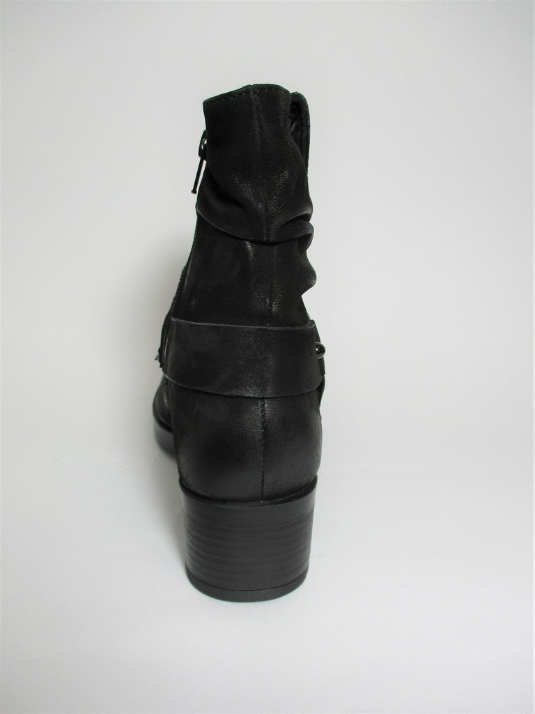 Tronchetto pelle donna APEPAZZA BENTLEY nero