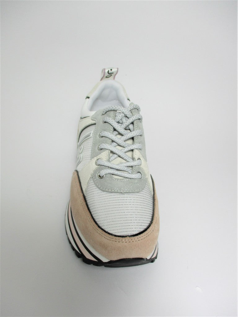 Sneaker pelle donna LIU JO Wonder20 Bianca/Rosa