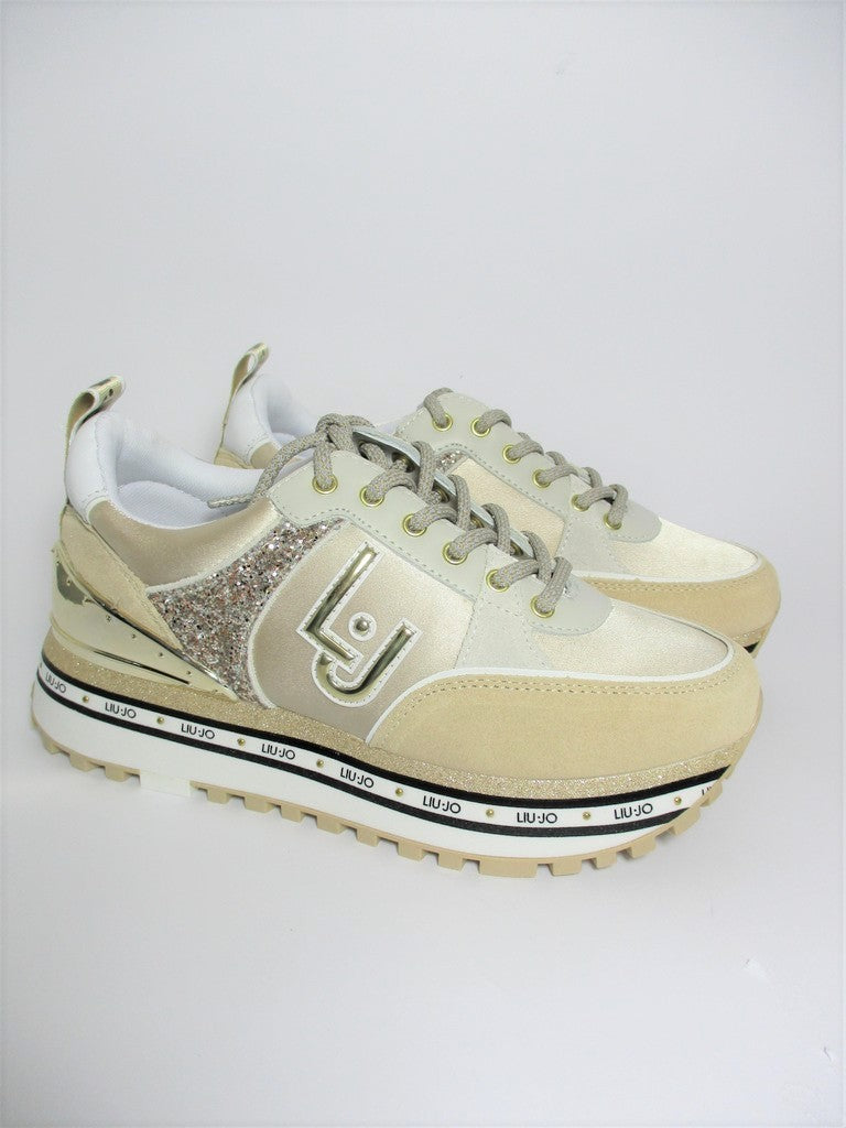 Sneaker pelle donna LIU JO Wonder20 Beige