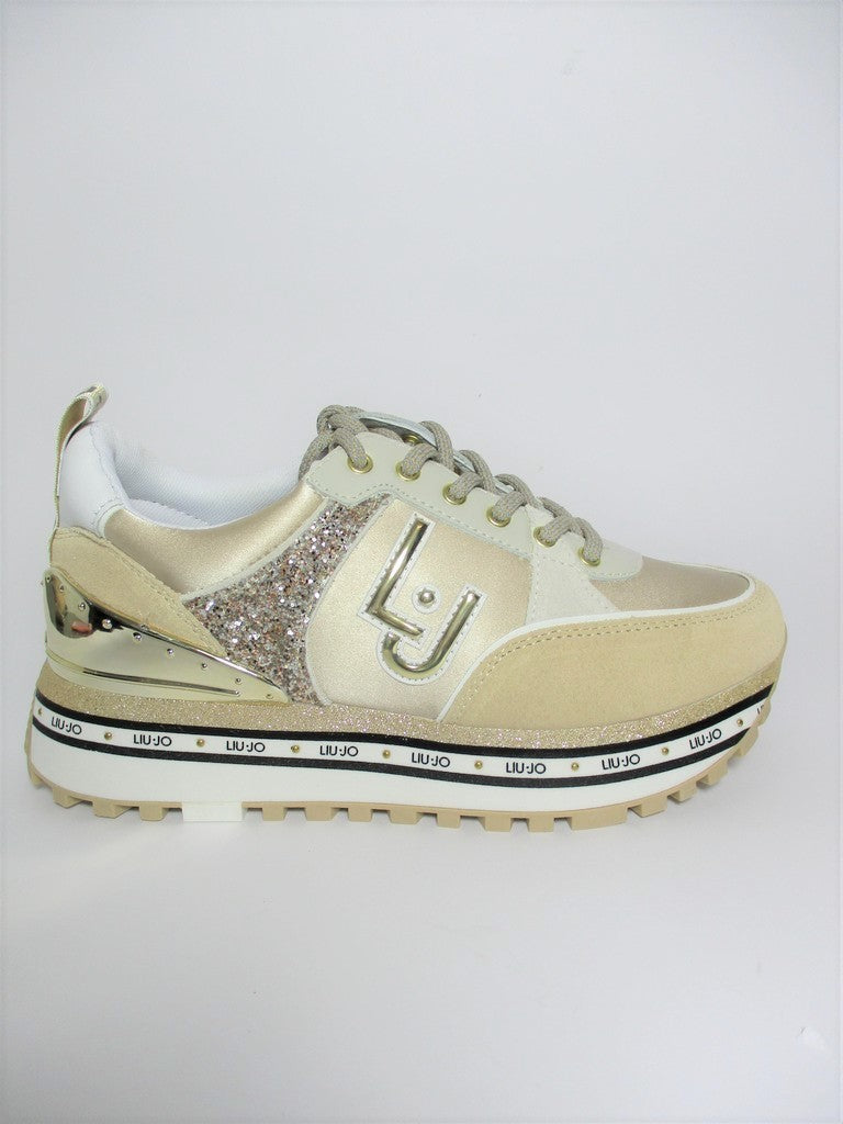 Sneaker pelle donna LIU JO Wonder20 Beige