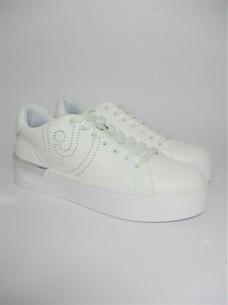 Sneaker pelle donna LIU JO Silvia 33 bianca