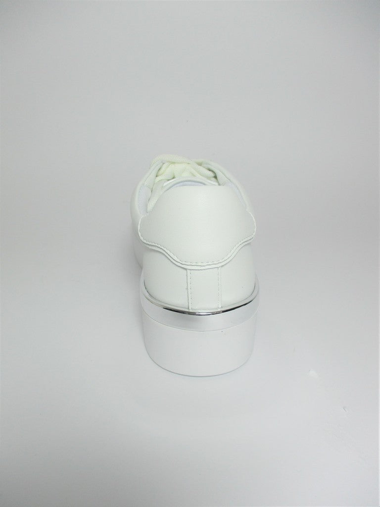 Sneaker pelle donna LIU JO Silvia 33 bianca