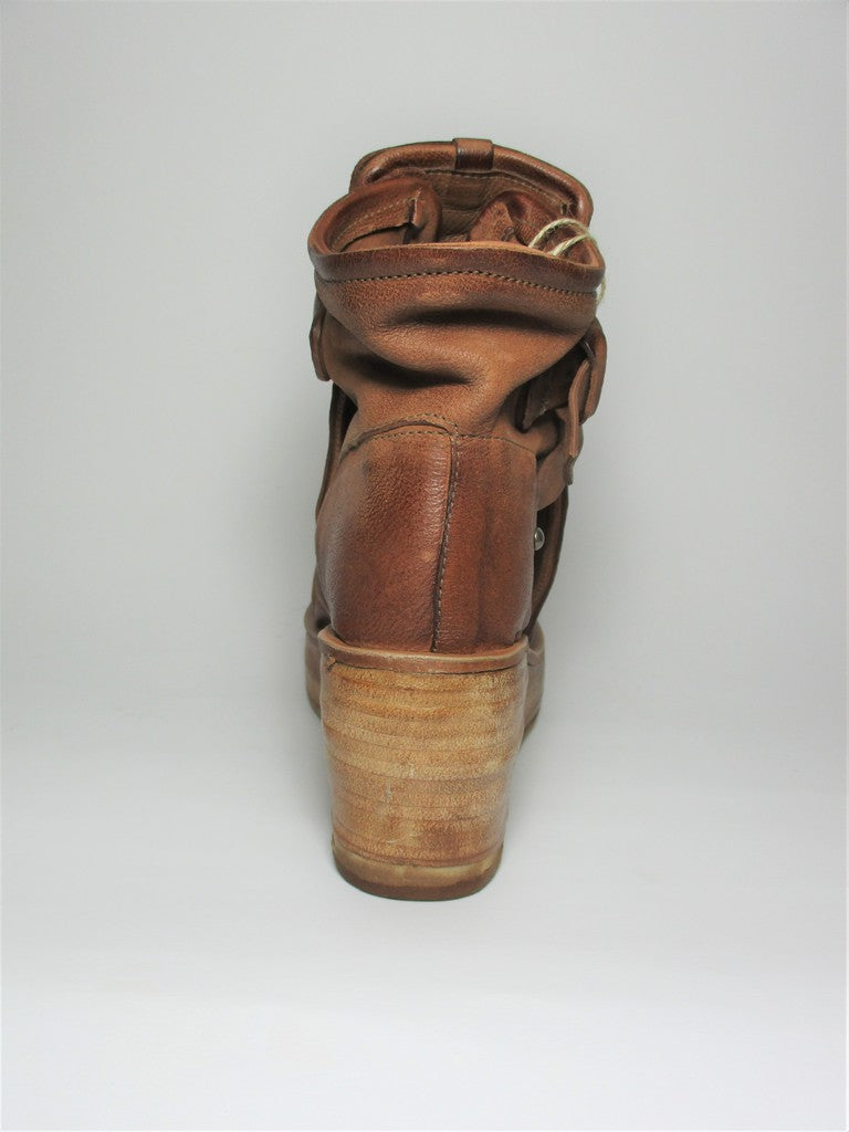 Zeppa pelle donna AS98 528072 Calvados