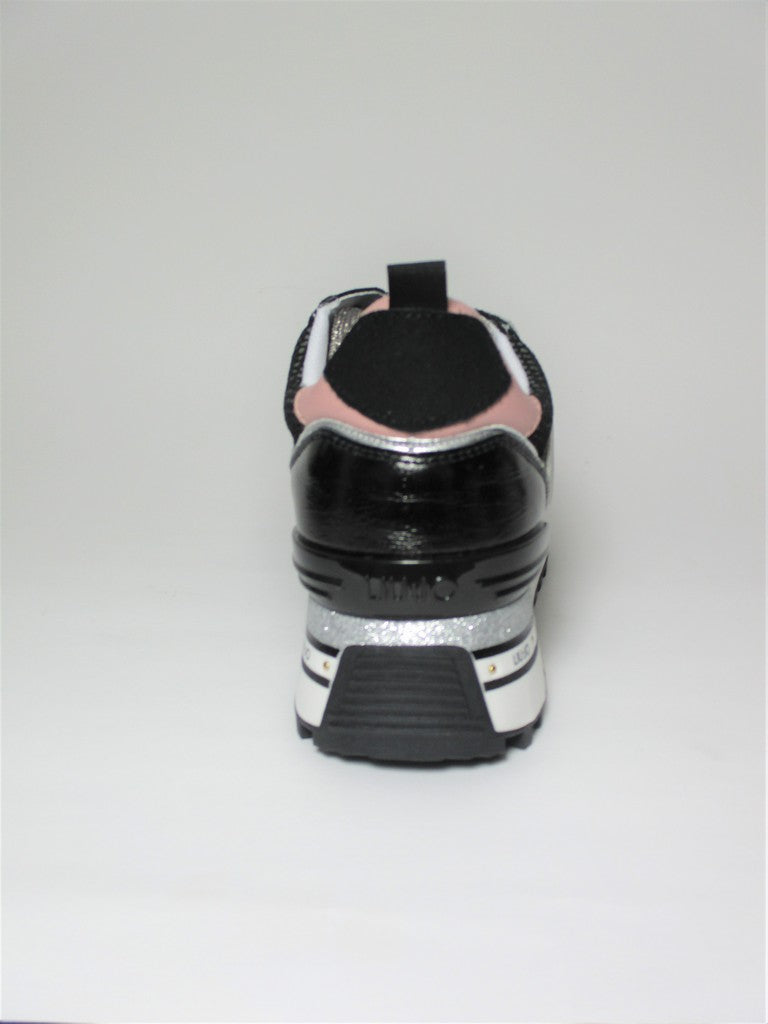 Sneaker pelle donna LIU JO Maxi Wonder 1 Nera