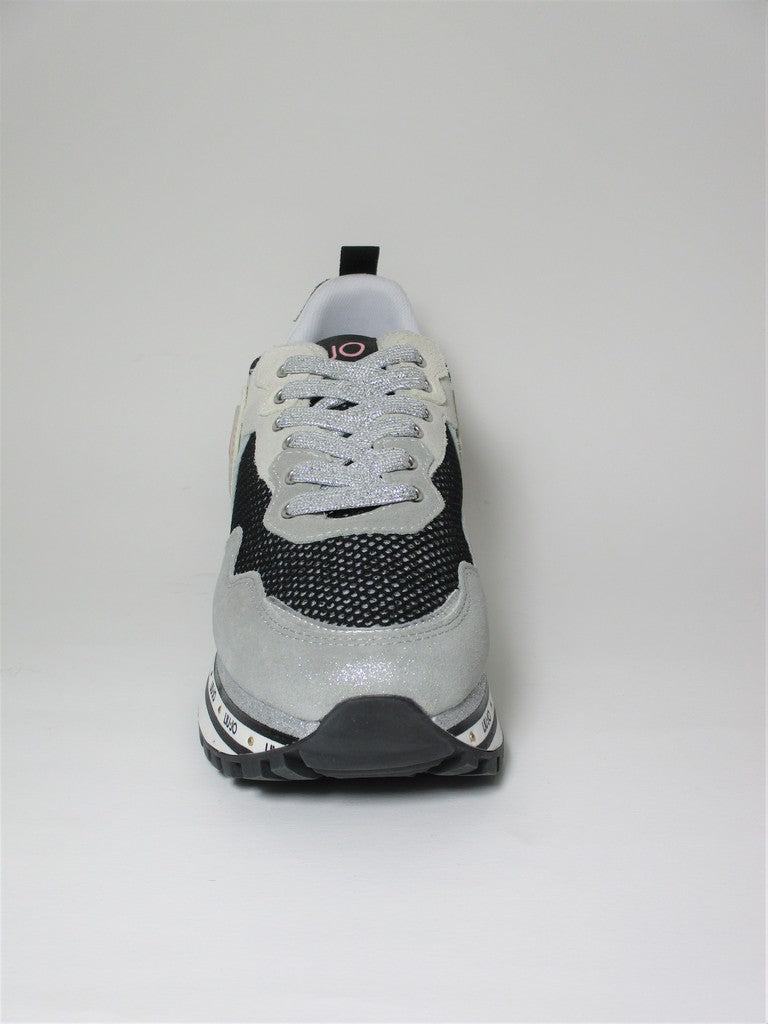 Sneaker pelle donna LIU JO Maxi Wonder 1 Grigia