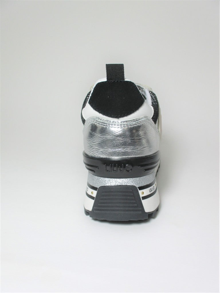 Sneaker pelle donna LIU JO Maxi Wonder 1 Grigia