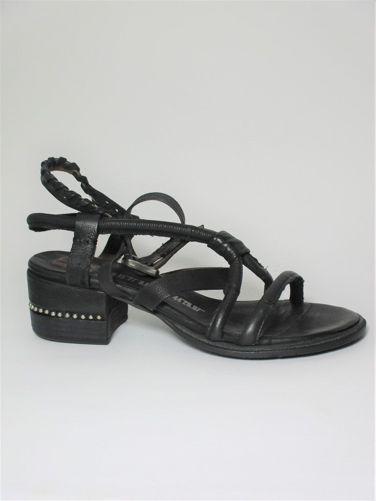 Sandalo pelle donna AS98 672020 nero