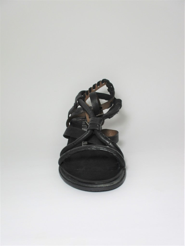 Sandalo pelle donna AS98 672020 nero