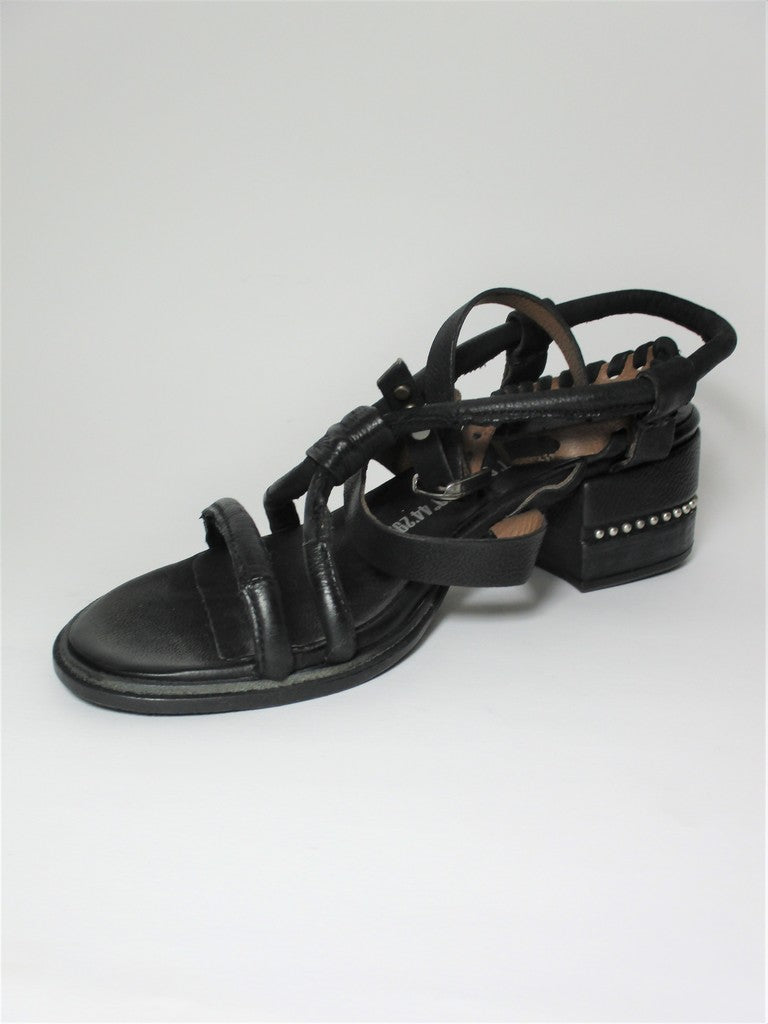 Sandalo pelle donna AS98 672020 nero