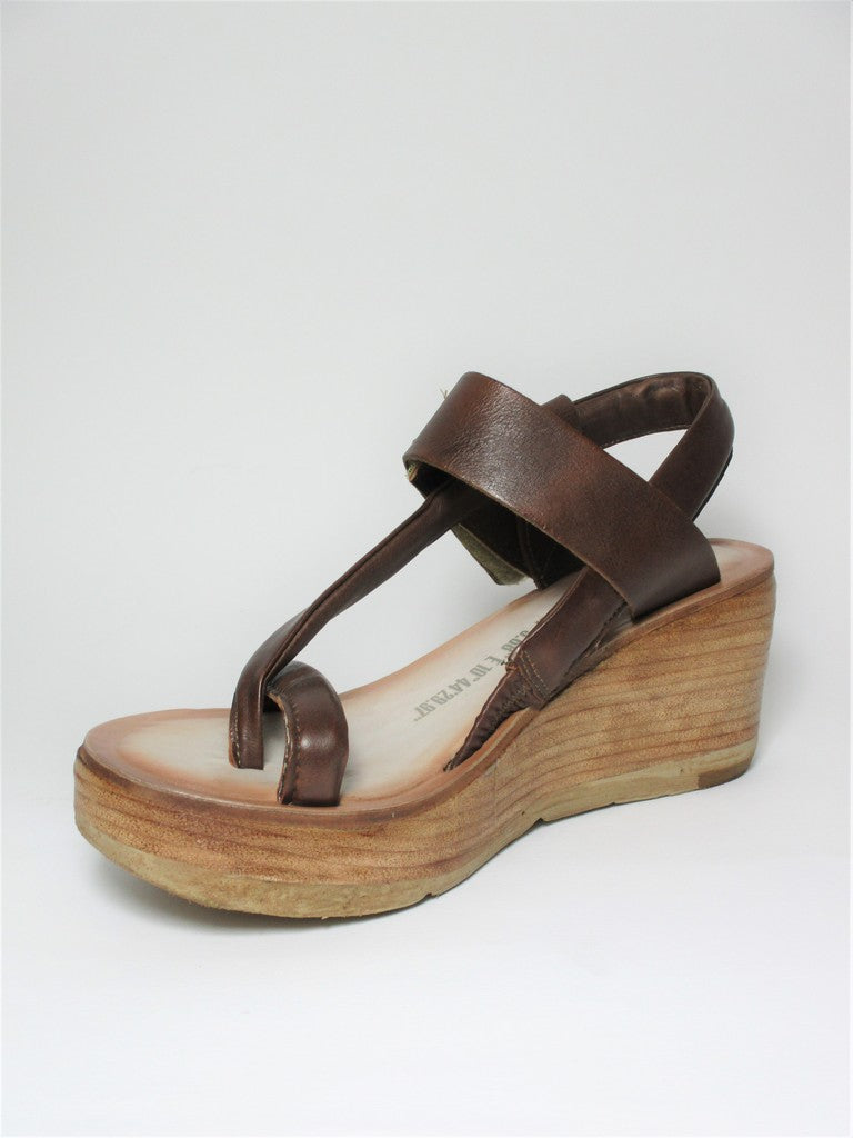 Zeppa pelle donna AS98 528070 fondente