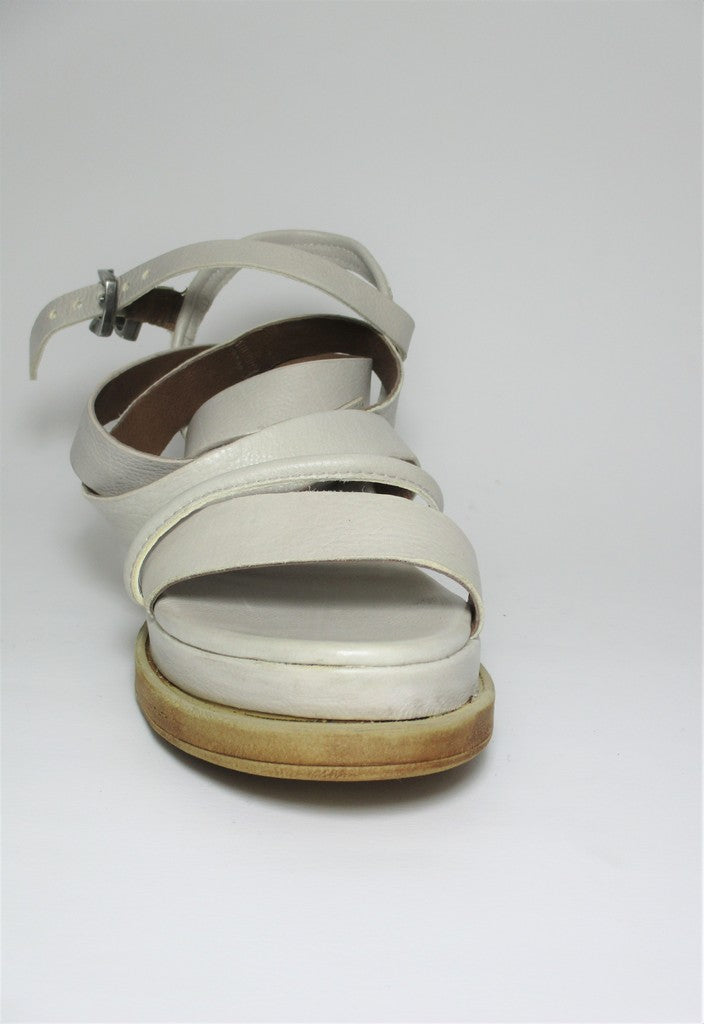 Zeppa pelle donna AS98 A15006 Bianco