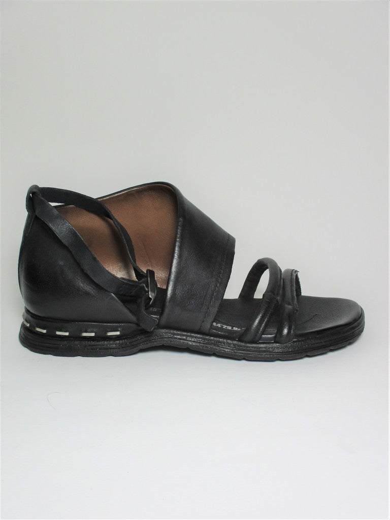 Sandalo pelle donna AS98 A46005 Nero