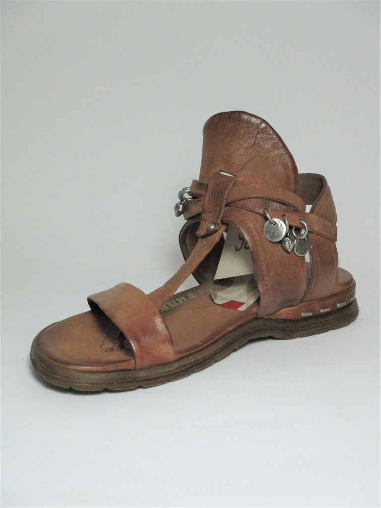 Sandalo pelle donna AS98 A46003 Cuoio